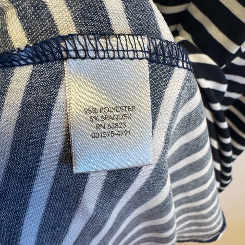 Christopher & Banks Black and White Strapless Dress - Picture 6 of 6
